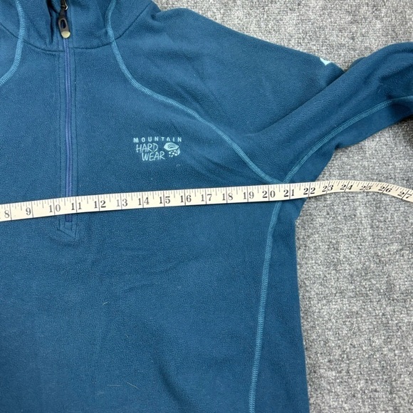 MOUNTAIN HARD WEAR Men’s 1/4 Zip Pullover Fleece Blue Polartec size: Medium - Picture 6 of 7